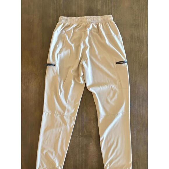Women’s URBEST Beige Stretch Jogger Pants XS Techwear Style - Picture 5 of 9